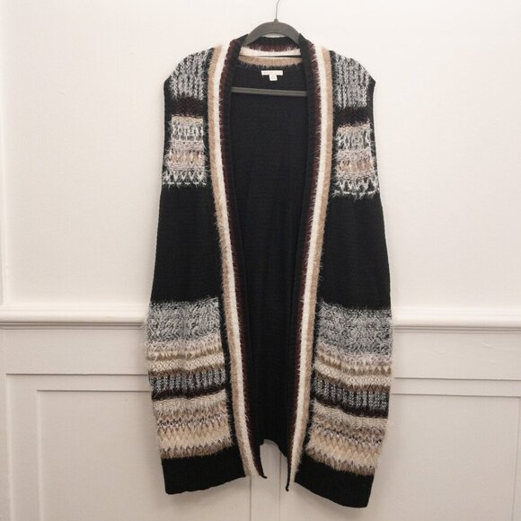 EST. 1946 Longline Textured Knit Sweater Vest | Size XL | Boho Layering Piece - Picture 2 of 5